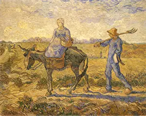 Closely: Peasants Head to Work, by Van Gogh