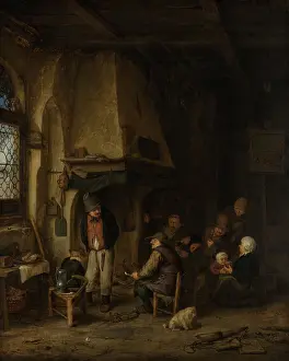 Ostade: Peasants in an Interior, by Adriaen van Ostade