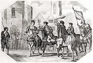 Smithfield: The Peasants Revolt of 1381 in England began
