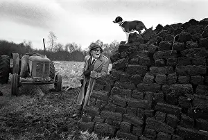 Peat cutter, Shropshire