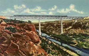 Pecos: Pecos River High Bridge. Del Rio