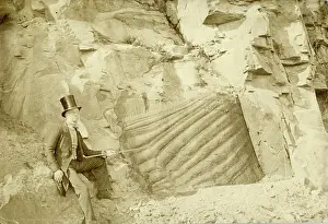 Peculiar appearance of a rock surface