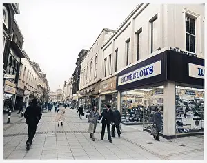 Pedestrianised: Pedestrianised shopping area, Hull, Yorkshire
