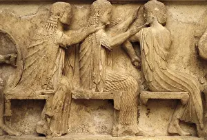 Mithology: Pediment and frieze from the treasury of the