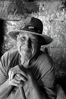 Menorca: Pedro the gardener, S'Algar, Menorca