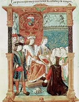 Habsburg: Pedro Marcuello offers his Cancionero to Philip the Handso