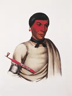 Chippewa: Peechekir - Native American - Man