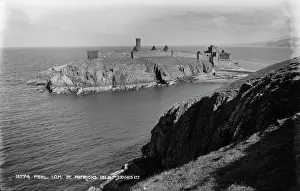 Peel: Peel Castle on St. Patrick's Isle