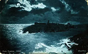 Isles: Peel Castle, West Quay, Isle of Man