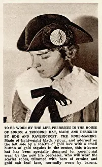 Peeress: Peeress Tricorne Hat