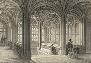 Tint: Peers staircase, 1860