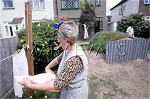 Pegging: PEGGING OUT THE WASHING