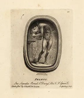 Peleus: Peleus performing a purification ritual