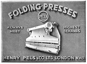 Pels: Pels Folding Presses