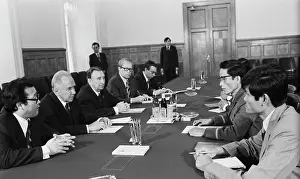 Kampuchea: Pen Sovana visits USSR
