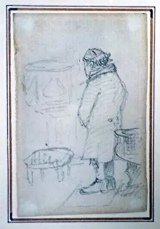 The Annabel Watts Collection: Pencil Drawing of ~Bowbrick by Gerturde Jekyll