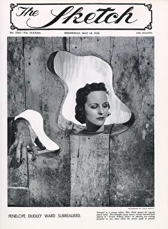 Mcbean: Penelope Dudley Ward by Angus McBean