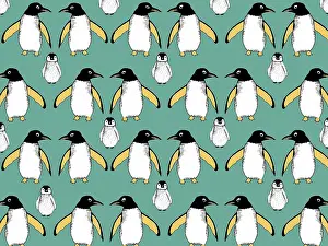 Tess Hines Designs: Penguin family