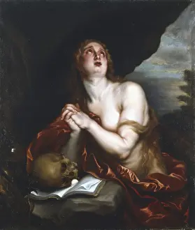 Magdalene: Penitent Magdalene'. Studio of Anton van Dyck