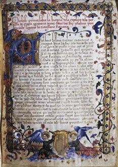 Psalms: Penitential psalms of the Pope Innocent III written