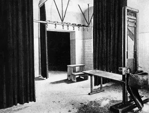 Guillotine: Penitentiary in Sankt Pankraz, around 1943