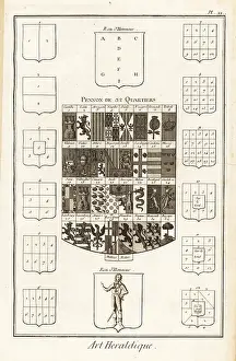 Castille: Pennant with 32 quarters