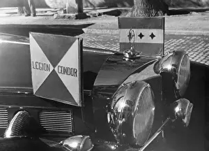 Pennant: Pennant of the Condor Legion before the parade in Berlin