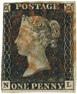 Franking: Penny Black Stamp