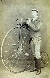 Bicycles: Penny Farthing Bicycle, Skipton, Yorkshire