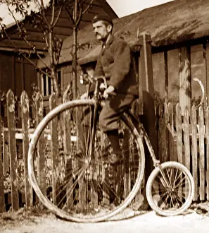 Farthing: Penny farthing bicycle - Victorian period