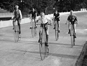 Cycling: Penny-farthing training