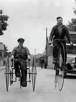 Alresford: Penny Farthing and Tricycle