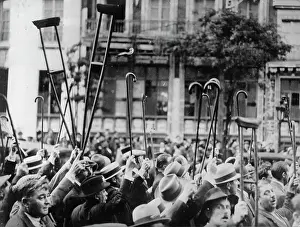 Cutbacks: Pensioners and disabled demonstration