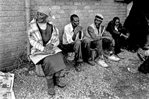 Seopedi: Pensioners waiting in a queue