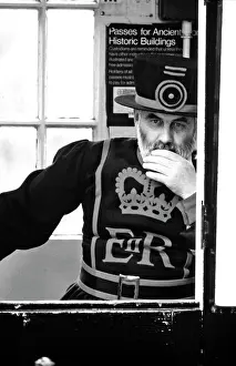 Beefeater: Pensive Beefeater, Tower of London