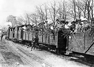 Schweiz: Pentecost traffic to Buckow, 1913