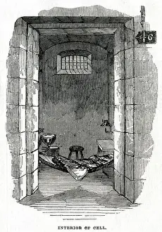 Gaols: Pentonville prison cell 1843