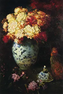 Kang: Peonies in Kang Hsi Vase