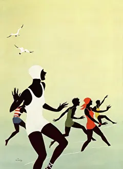 Lightly: People at Beach
