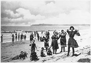 Denison: People - Beach - Ocean - California