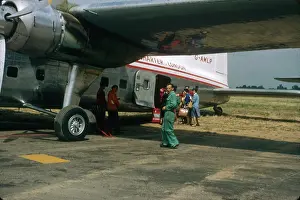 Charter: People boarding a small aeroplane