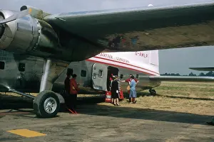 Charter: People boarding a small aeroplane