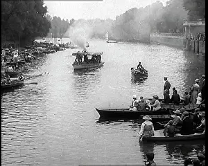 British Pathé Ltd: People Boating At Boulter's Lock on the River