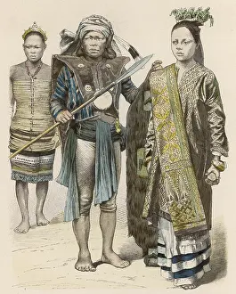 Dyak: People of Borneo, Indonesia