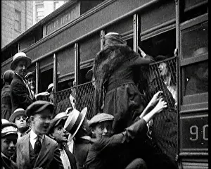 Crowding: People Crowding Around, and Climbing On Top