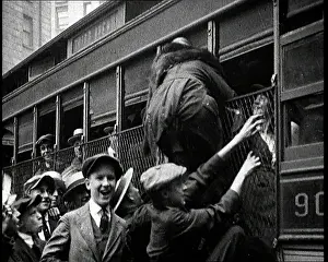Crowding: People Crowding Around, and Climbing On Top