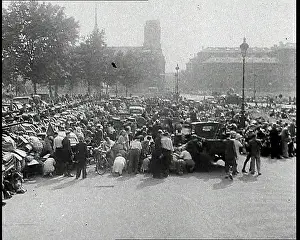 Targeted: People Ducking For Cover After Sniper Fire