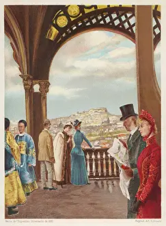 Universelle: People on Eiffel Tower