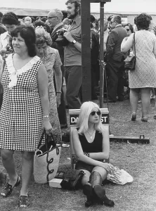 Marquee: People at the Eisteddfod, Llangollen, North Wales