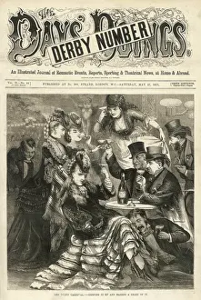 Frivolous: People enjoying a party after the Derby